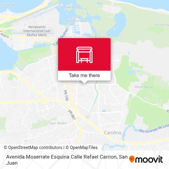 Mapa de Avenida Moserrate Esquina Calle Rafael Carrion