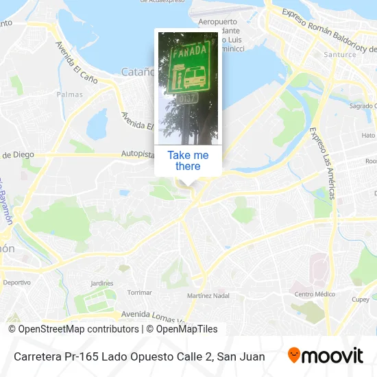 Mapa de Carretera Pr-165 Lado Opuesto Calle 2