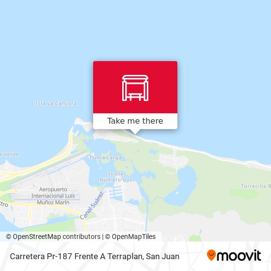Mapa de Carretera Pr-187 Frente A Terraplan