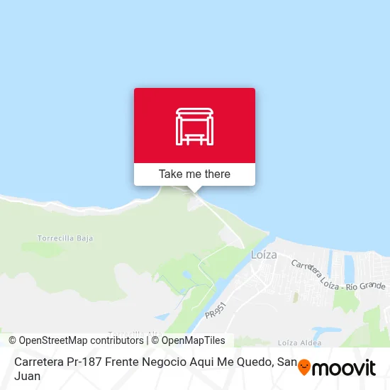 Carretera Pr-187 Frente Negocio Aqui Me Quedo map