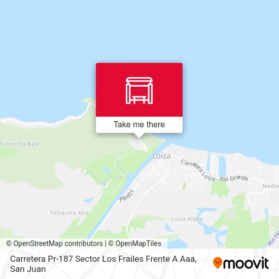 Carretera Pr-187 Sector Los Frailes Frente A Aaa map