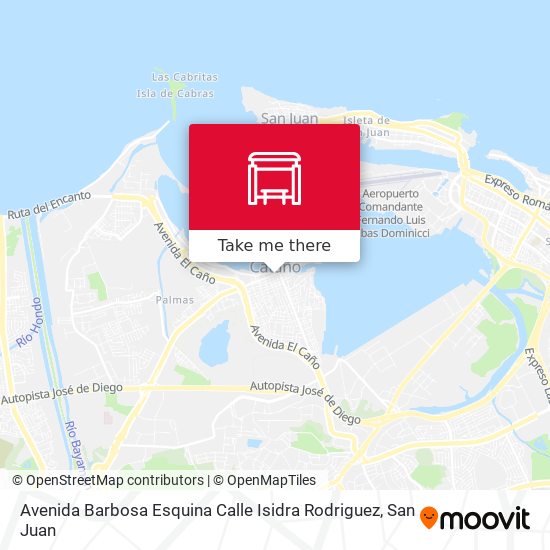 Mapa de Avenida Barbosa Esquina Calle Isidra Rodriguez