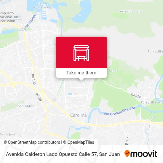 Avenida Calderon Lado Opuesto Calle 57 map