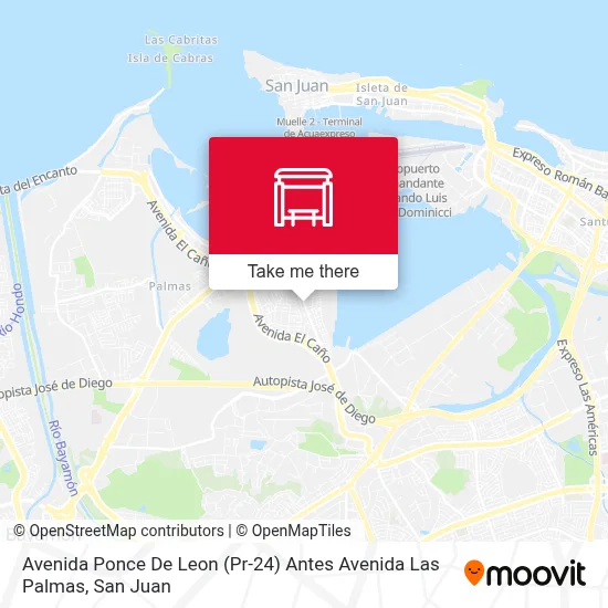 Avenida Ponce De Leon (Pr-24) Antes Avenida Las Palmas map
