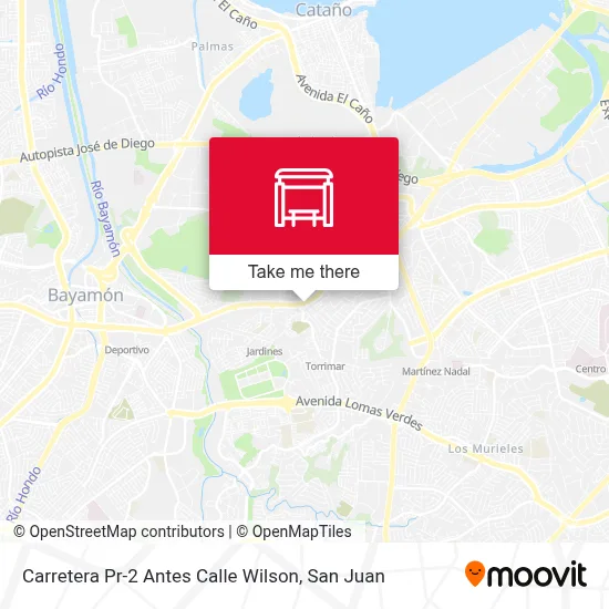 Carretera Pr-2 Antes Calle Wilson map