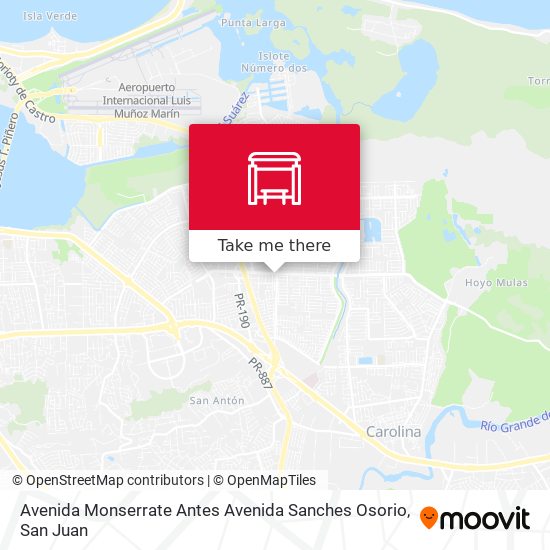 Avenida Monserrate Antes Avenida Sanches Osorio map