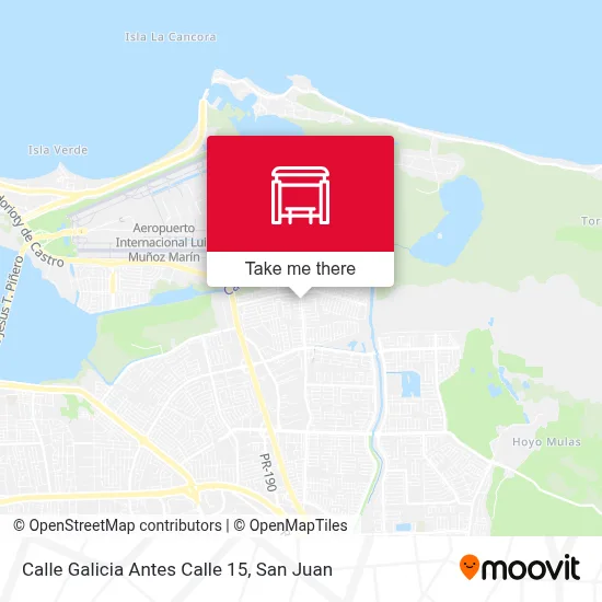 Mapa de Calle Galicia Antes Calle 15