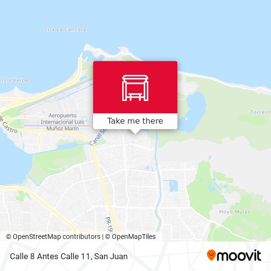 Calle 8 Antes Calle 11 map