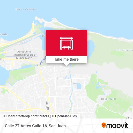 Calle 27 Antes Calle 16 map