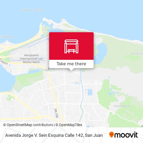 Mapa de Avenida Jorge V. Sein  Esquina Calle 142