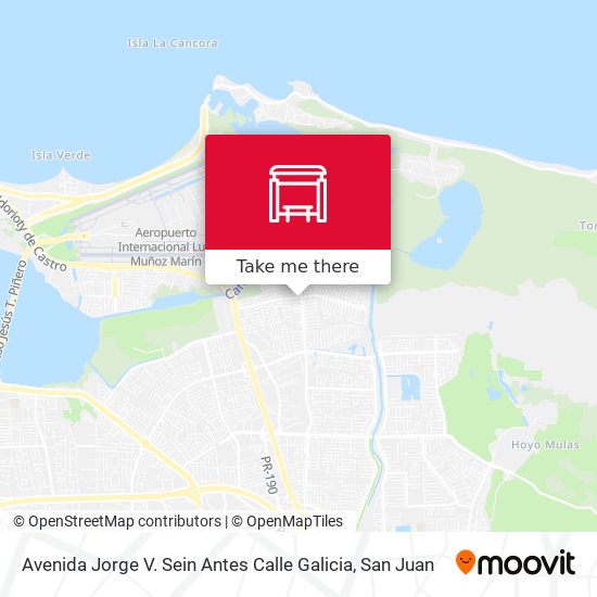 Mapa de Avenida Jorge V. Sein  Antes Calle Galicia