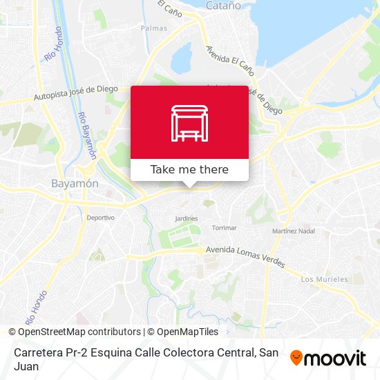 Mapa de Carretera Pr-2 Esquina Calle Colectora Central