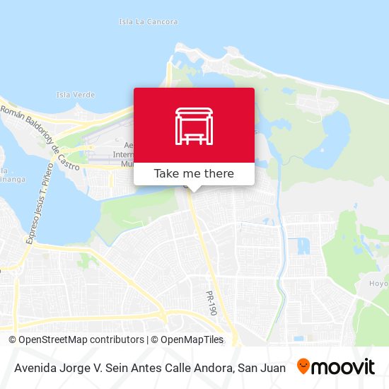 Avenida Jorge V. Sein  Antes Calle Andora map