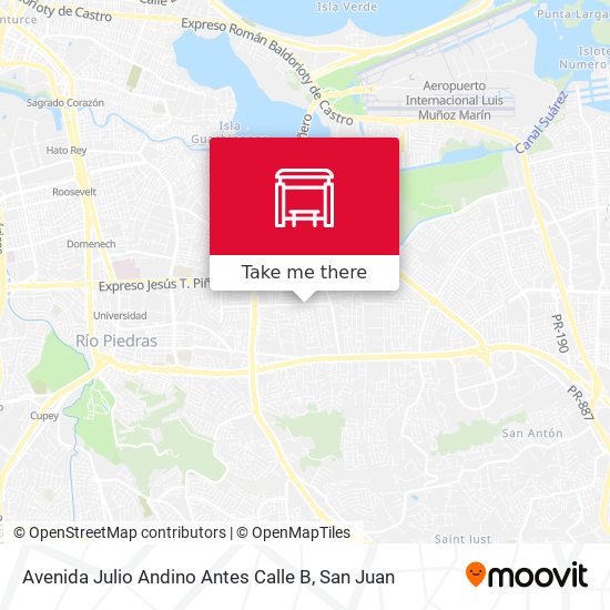 Avenida Julio Andino Antes Calle B map