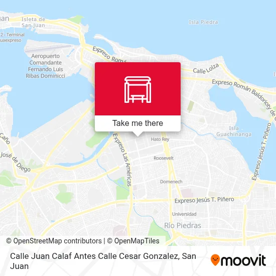 Calle Juan Calaf Antes Calle Cesar Gonzalez map