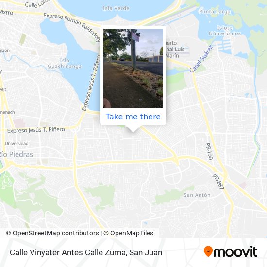 Calle Vinyater Antes Calle Zurna map