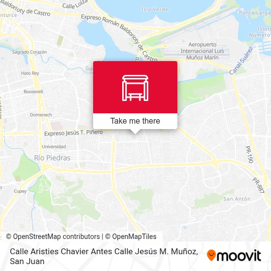 Calle Aristies Chavier Antes Calle Jesús M. Muñoz map