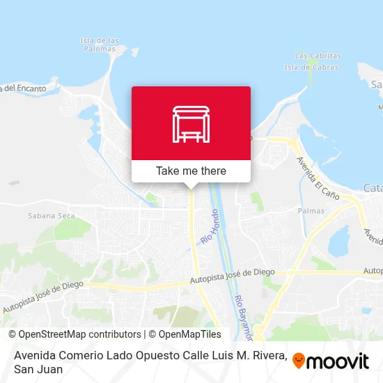 Mapa de Avenida Comerio Lado Opuesto Calle Luis M. Rivera