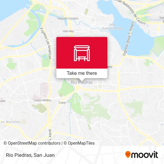 Río Piedras map