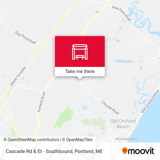 Mapa de Cascade Rd & Et - Southbound