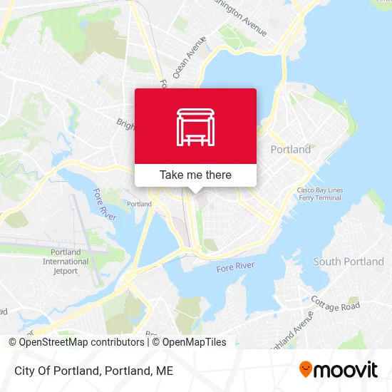 City Of Portland map
