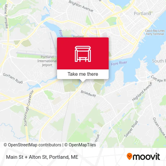 Mapa de Main St + Alton St