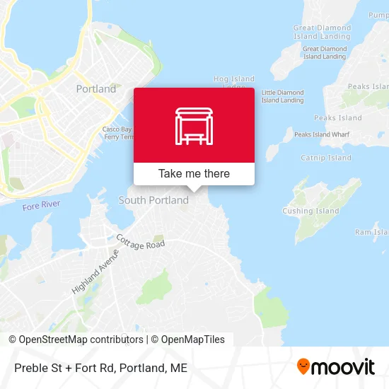 Mapa de Preble St + Fort Rd