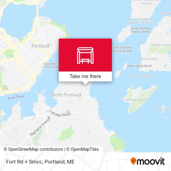 Mapa de Fort Rd + Smcc