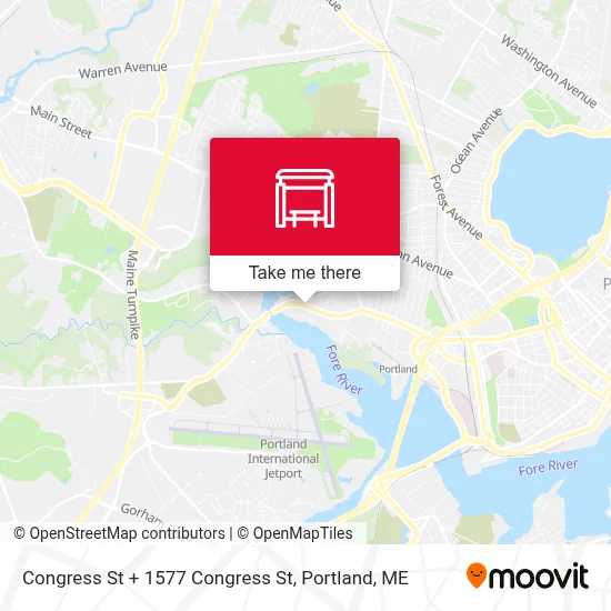 Congress St + 1577 Congress St map