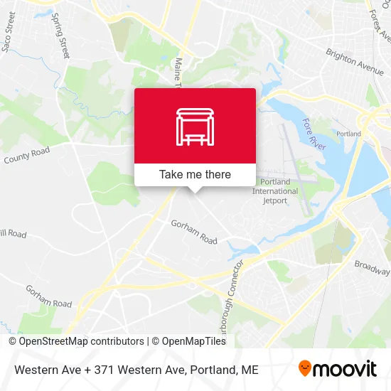 Mapa de Western Ave + 371 Western Ave