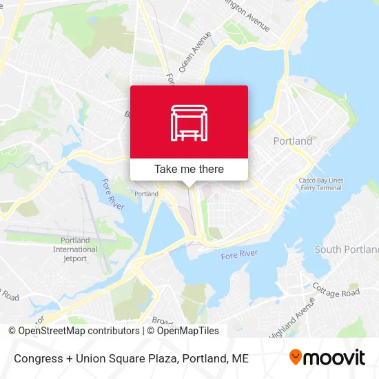 Mapa de Congress + Union Square Plaza
