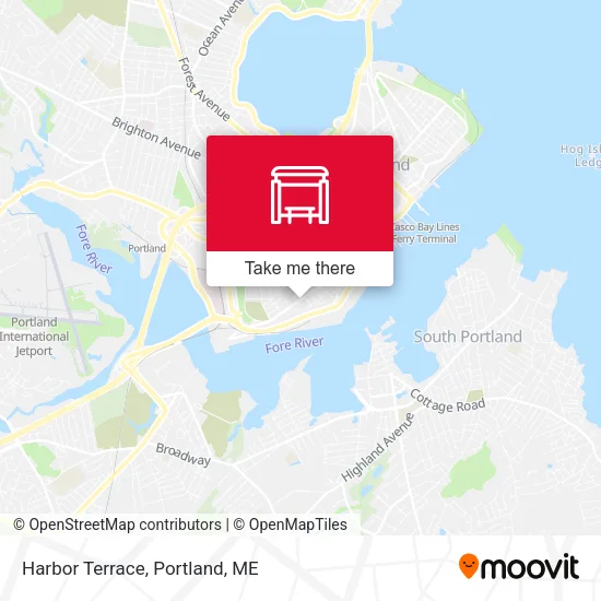 Mapa de Harbor Terrace