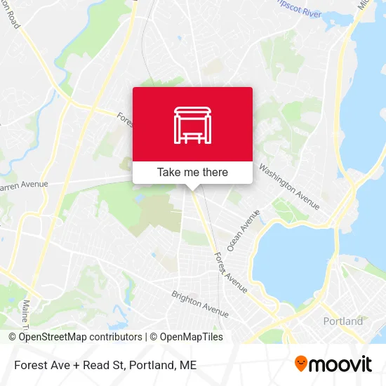 Mapa de Forest Ave + Read St