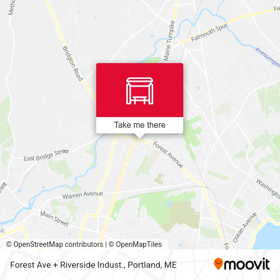 Mapa de Forest Ave + Riverside Indust.