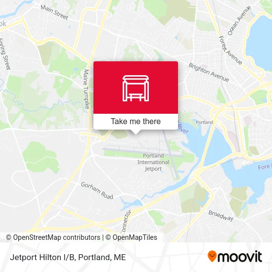Mapa de Jetport Hilton I/B