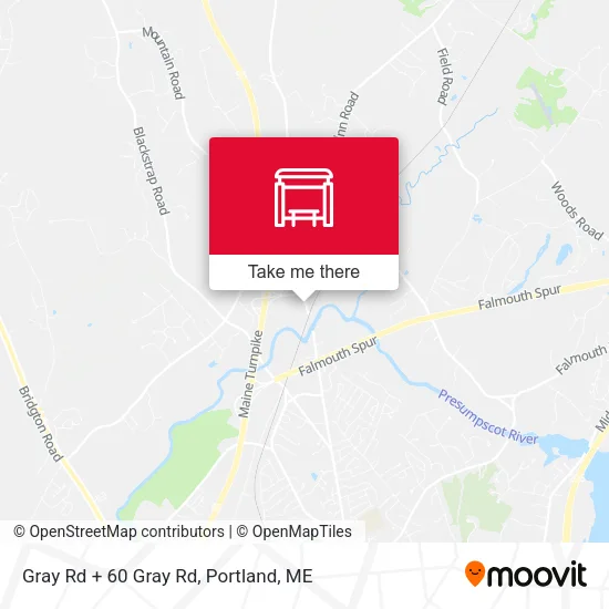 Mapa de Gray Rd + 60 Gray Rd