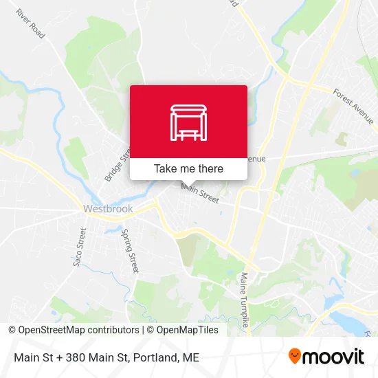 Mapa de Main St + 380 Main St