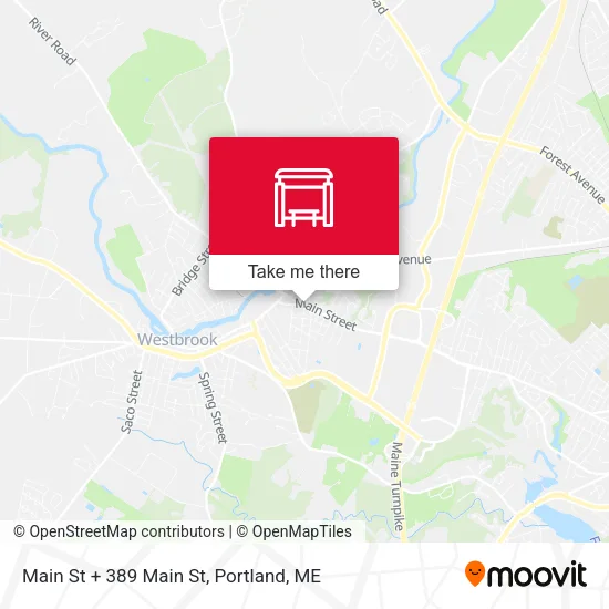 Mapa de Main St + 389 Main St