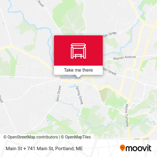 Mapa de Main St + 741 Main St