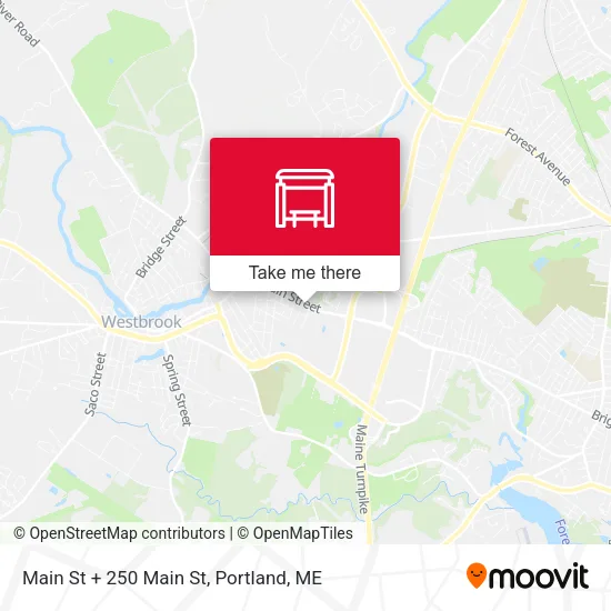 Mapa de Main St + 250 Main St