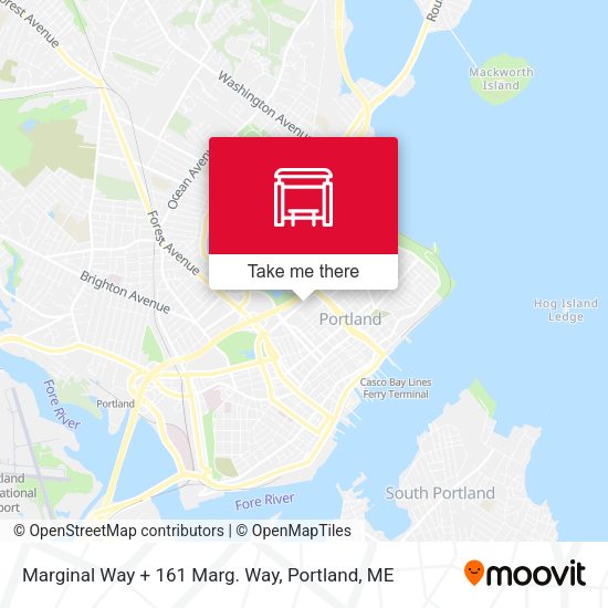 Marginal Way + 161 Marg. Way map