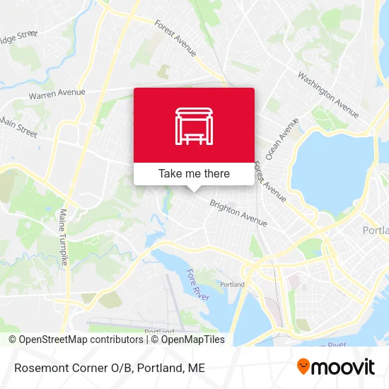 Mapa de Rosemont Corner O/B