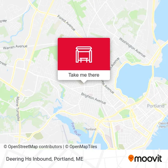 Deering Hs Inbound map