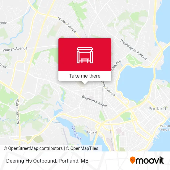 Mapa de Deering Hs Outbound