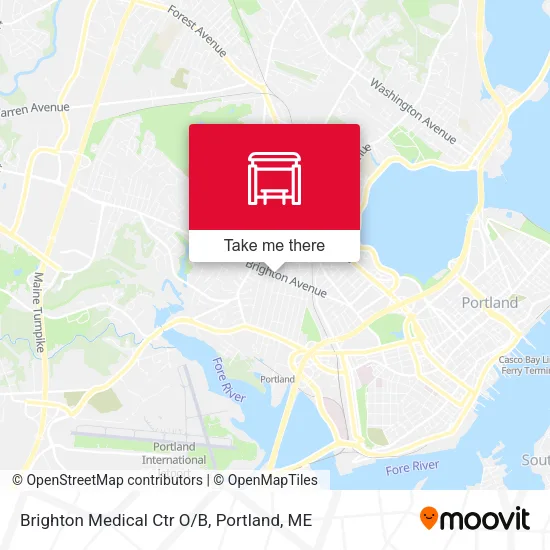 Mapa de Brighton Medical Ctr O/B