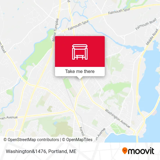 Washington&1476 map