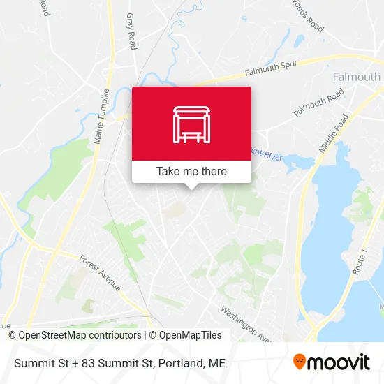 Summit St + 83 Summit St map