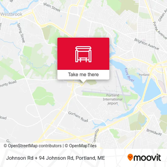 Mapa de Johnson Rd + 94 Johnson Rd