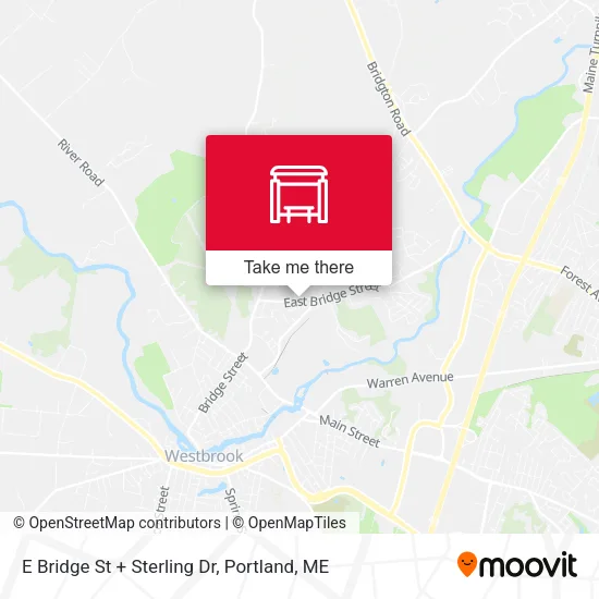 Mapa de E Bridge St + Sterling Dr
