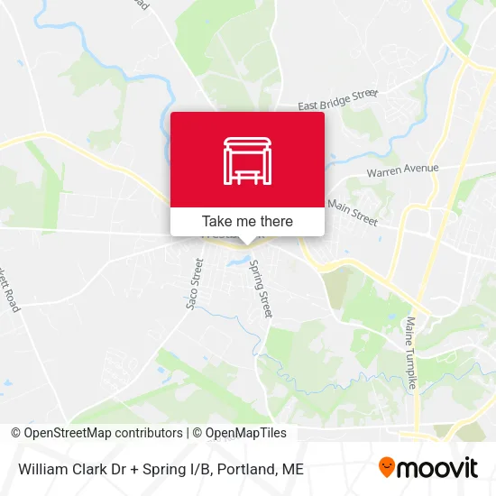 Mapa de William Clark Dr + Spring I/B